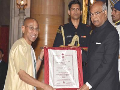 Akshaya Patra receives the National Award for Child Welfare, 2016