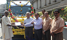 BEML Donates Meal Delivery Van to Akshaya Patra