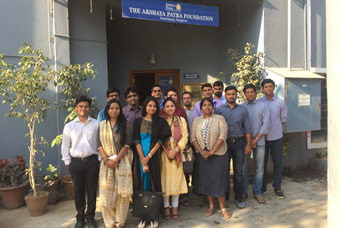 IAS officer trainees from LBSNAA visit our kitchen