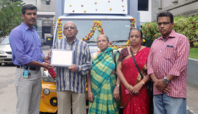 Two vehicles donated to Mysuru kitchen