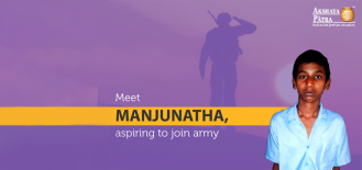 Manjunatha, aspires to serve our nation!