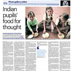 Indian Pupils Food for Thought