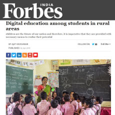 Digital Education among students in Rural Areas