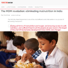 The MDM revolution: eliminating malnutrition in India