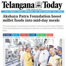 Akshaya Patra Foundation introduces millet items in the programme