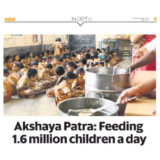 Akshaya Patra: Feeding 1.6 million children a day