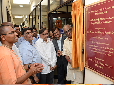  Akshaya Patra’s First Food Safety and Quality Control Lab in Ahmedabad