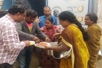 Akshaya Patra serves lunch in Coorg