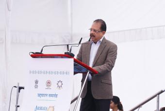 Shri Malay Shrivastava, IAS addressing the inauguration programme virtually