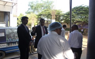 The Ambassador takes his leave, endorsing the good work by Akshaya Patra