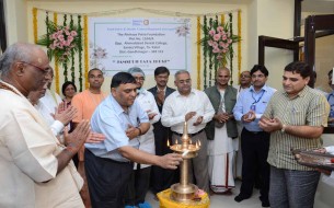 Akshaya Patra Chief Operating Officer, Mr. R. Madan inaugurates the lab